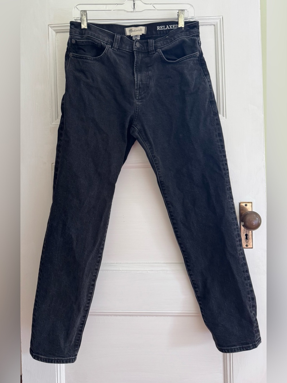 Madewell Relaxed Black Jeans